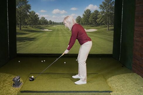 بساط ضرب الجولف الأصلي Country Club Elite من Real Feel Golf Mats مقاس 4'X6' | حصيرة الممارسة التجارية شديدة التحمل | يقبل نقطة الإنطلاق الحقيقية | تأرجح للأسفل ومن خلال | داخلي/خارجي in Kuwait