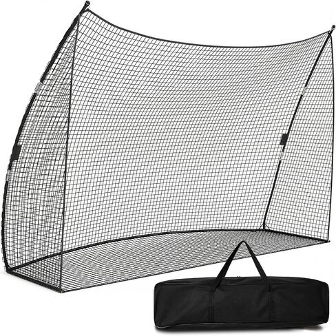 Golf Practice Net 10x7 FT, Heavy Duty & Easy Quick Setup with Sturdy Frame, Portable Hitting Net with Carry Bag for Backyard Indoor Outdoor Golf Swing Chipping Training, Ideal Gift for Men Dad in Kuwait