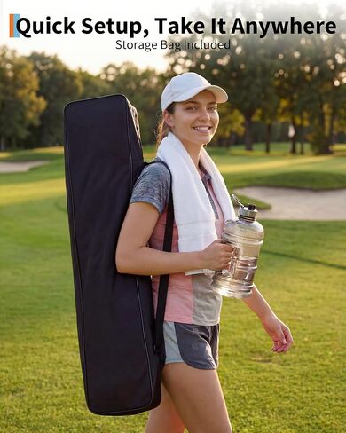 Golf Practice Net 10x7 FT, Heavy Duty & Easy Quick Setup with Sturdy Frame, Portable Hitting Net with Carry Bag for Backyard Indoor Outdoor Golf Swing Chipping Training, Ideal Gift for Men Dad in Kuwait