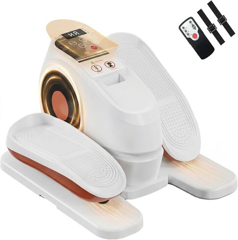Under Desk Elliptical Machine, 16-Speed Electric Elliptical Leg Exerciser as Seen on TV for Seniors, Quiet Portable Seated Pedal Exerciser for Home Office with Auto & Manual Modes, and Remote Control in Kuwait