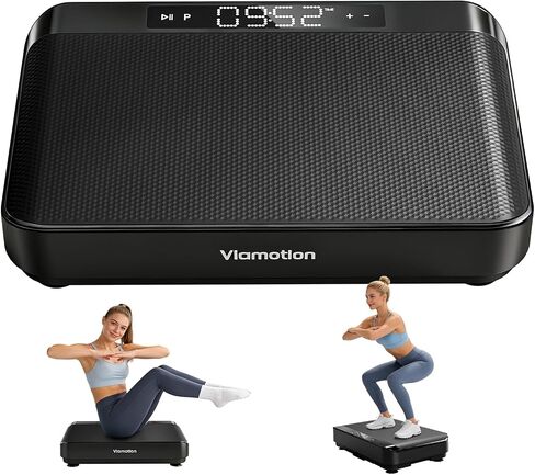 Vibration Plate Exercise Machine, Full Body Vibrating Platform for Lymphatic Drainage Weight Loss, 99 Levels Shake Plate with LED Display for Women in Kuwait