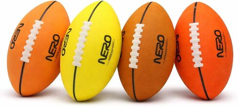 كرة القدم الصامتة من NERO SPORT Ninja، كرة قدم إسفنجية هادئة للعب في الأماكن المغلقة أو الهواء الطلق، تصميم ناعم ممتص للصوت، سطح محكم سهل الإمساك مع أربطة مرتفعة، تدريب خفيف الوزن ومتعة عائلية in Kuwait