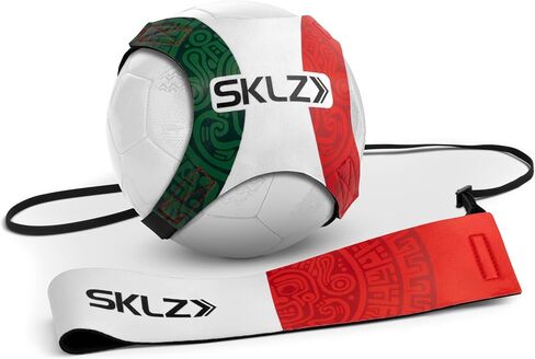 SKLZ Star-Kick Solo Soccer Trainer | Hands-Free Kicking and Passing Practice | Adjustable Cord and Waistband | Multiple Ball Sizes | Youth Players |Perfect for Enhancing Ball Control Skills in Kuwait