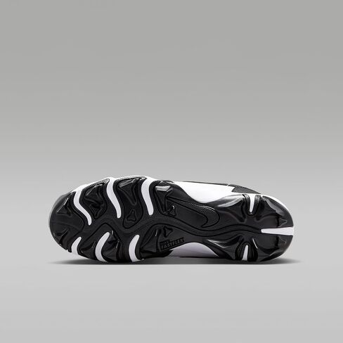 Jordan 1 Low Little/Big Kids' Cleats (White/Black/Black) in Kuwait