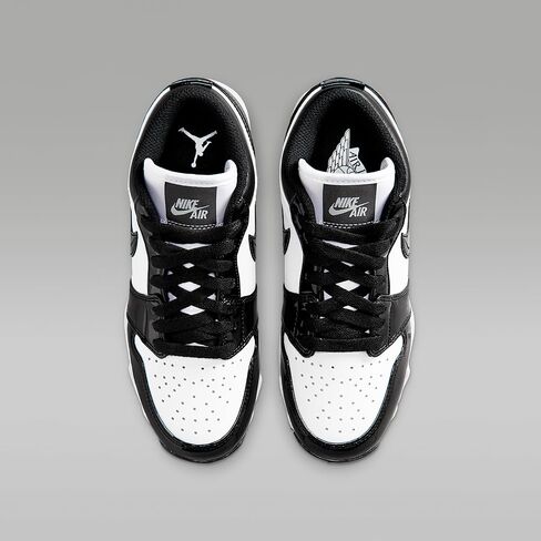 Jordan 1 Low Little/Big Kids' Cleats (White/Black/Black) in Kuwait