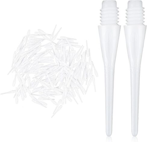 300 Pack 2BA Thread Soft Dart Tips - Premium Plastic Replacement Dart Points, Essential Dart Accessories Set for Soft Tip Darts in Saudi Arabia