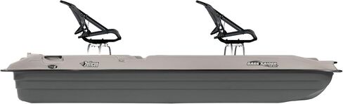 Pelican - قارب الصيد Bass Raider 10E Angler - مادة Ram-X™ - نظام الجلوس Ergo360 - رمادي فاتح - 10.2 قدم in Kuwait
