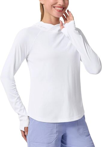 Willit Women's Sun Hoodie UPF 50+ Long Sleeve Sun Shirts Lightweight SPF UV Hiking Fishing Swim Travel Shirts in Kuwait