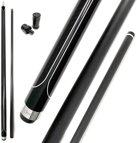 Smart Cue Carbon Fiber Pool Cue Stick 58", Low Deflection Billiards Cue, Lightweight Pool Stick with 12.5mm Tip and 3/8 x 8 Joint in Kuwait