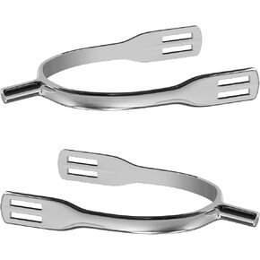 English Spurs 1 Pair, Stainless Steel Horse Boot Spurs with Shank, for Adult Horse Riding Training Equestrian in Kuwait