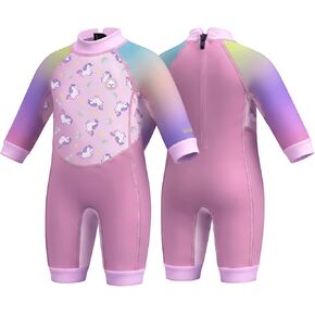 Heccei Baby Wetsuit, Warm Neoprene Thermal Wet Suits, UPF 50+ One Piece Toddler Wetsuit for Boys Girl Beach & Water Play in Saudi Arabia