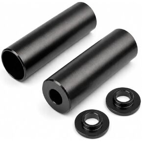 BMX Pegs, Heavy Duty Steel Stunt Pegs for 14mm & 3/8" (10mm) Axles | 4.3" Length x 1.5" Diameter Bicycle Foot Pegs for Freestyle Grinding, 2 Pack in Kuwait