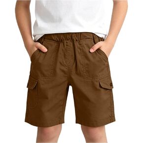 Shrots for Boys Summer Fashion Cargo Lightweight Hiking Pants Elastic Waisted Casual School Clothes in Saudi Arabia