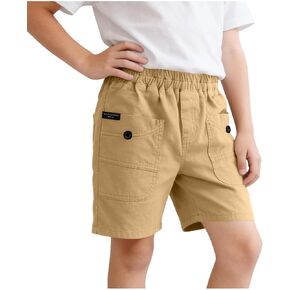 شورت كارجو للأطفال الصغار شورت غير رسمي بخصر مطاطي سهل الارتداء شورت قصير فضفاض للمشي لمسافات طويلة شورت صيفي برمودا in Kuwait