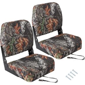 GAOMON Boat Seats, Low Back, Boat Seats Stainless Steel Screws Included,Fold-Down Fishing Boat Chair with Thickened Sponge Padding and Hinge for Fishing Boats, Jon Boats, 2 Packs, Royal Blue in Kuwait