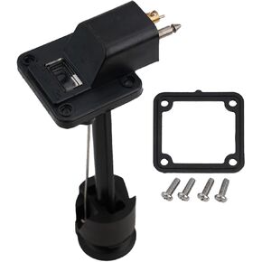 Boat Fuel Tank Connector with Fuel Meter Gauge for Outboard Motors, Black, 906 Inch in Kuwait