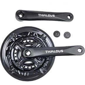 THALOUS Bicycle Crankset 6 7 8 Speed 42/34/24T Universal Square Crank Set 170MM Crank Arm for Mountain Bike in Kuwait