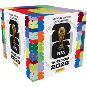 مجموعة ملصقات كأس العالم لكرة القدم 2026 - صندوق مكون من 25 عبوة in Kuwait