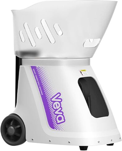 Veva P2, Tennis Ball Machine for Training & Practice, 81MPH Speed, 140 Balls, 28 Programmable Drills, Full Spin & Height Control, Smart App/Remote, Long-Duration Power System in Saudi Arabia