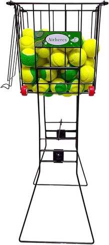 4th Improvements,Tennis Balls Hopper , Pickleball Hopper,75 Tennis Or 50 Picklel Capacity,Also As Ball Picker,Easy to Pick Up 30 Tennis Or Pickle in 1 Minute, Easily Placed in The Trunk of A Car in Kuwait