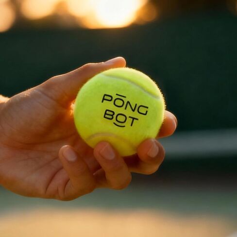 PONGBOT 50 Pack Tennis Balls with Bag, Pressureless and High Elasticity for Practice, Exercise, Beginner Training Play in Kuwait
