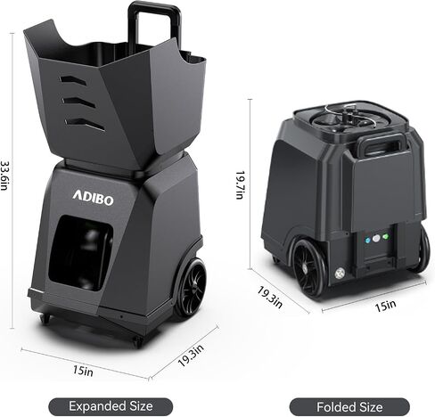 ADIBO Tennis Ball Machine, Internal Oscillation, Authentic Programming, Dual Motors with Topspin & Backspin, 160+ Balls, 6-Hour Non-Stop Runtime, Stable Voltage Contro (T500 PRO) in Kuwait
