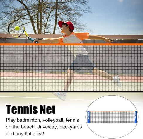 Portable Badminton Net for Tennis, Soccer, Volleyball Training Net Backyard Sport Training Foldable Portable Badminton Tennis Nets for Indoor Outdoor Court Garden Beach Backyard in Kuwait