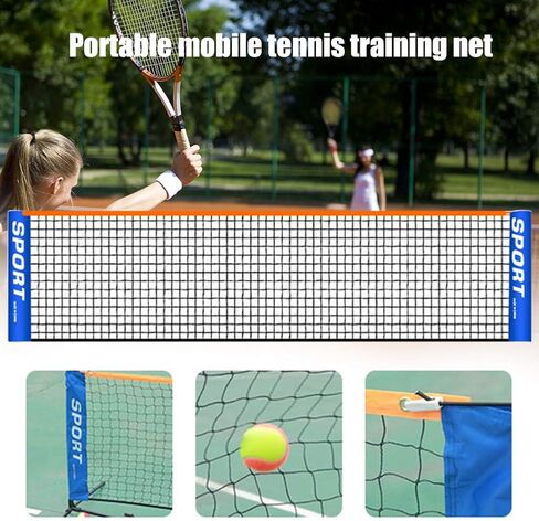 Portable Badminton Net for Tennis, Soccer, Volleyball Training Net Backyard Sport Training Foldable Portable Badminton Tennis Nets for Indoor Outdoor Court Garden Beach Backyard in Kuwait