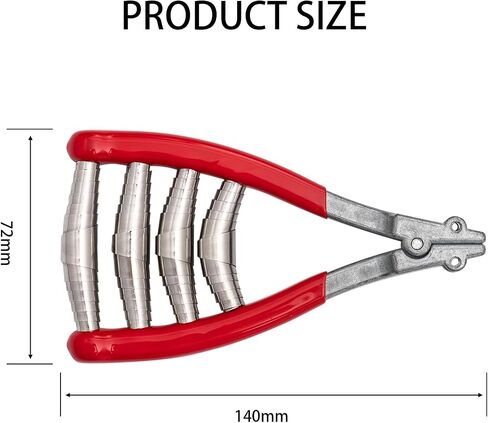 Stringing Starting Clamp 4-Spring for Tennis & Badminton Racket - Zinc Alloy with Thread Protection, Red in Kuwait