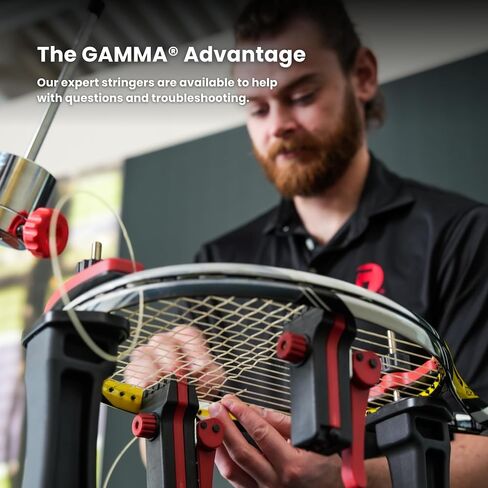 آلة خيط Gamma Momentum Drop Weight 2 - سترينجر مضرب تنس بدرجة احترافية مع ميزات متقدمة للدقة والمتانة، سهلة الاستخدام ومثالية للاستخدام في المنزل أو النادي in Kuwait