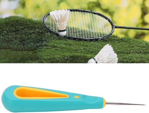 Racquet Stringing Straight Awl for Tennis & Badminton - Silicone Grip Steel Tool for Stringing Machines, Universal Fit in Kuwait