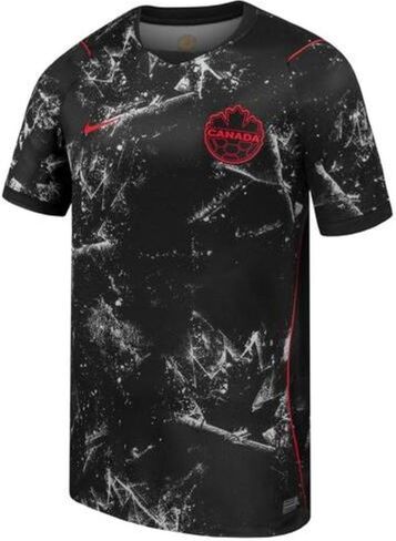 Nike Canada Men’s 2026 Away Dri-FIT Soccer Jersey Black in Kuwait