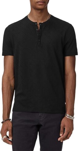 John Varvatos Men's Elm Henley in Kuwait