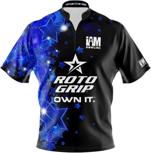 Logo Infusion I AM Bowling Jersey ياقة وشاح بأكمام قصيرة 2132-RG صنع في الولايات المتحدة الأمريكية ROTO Grip in Kuwait