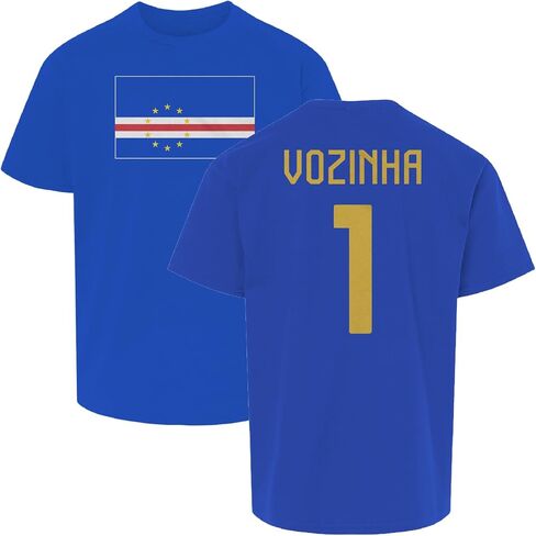 Cape Verde Pride Vozinha 1 Two-Sided Jersey Style Youth Unisex T-Shirt in Kuwait
