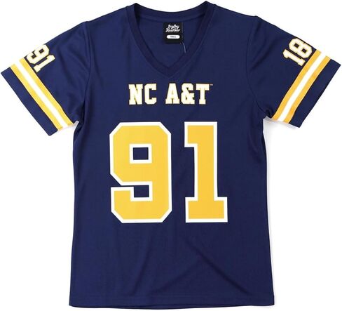 تي شيرت جيرسي لكرة القدم للسيدات من Big Boy North Carolina A&T Aggies S2 [أزرق داكن] - ID#74996-115-207-0-0 in Kuwait