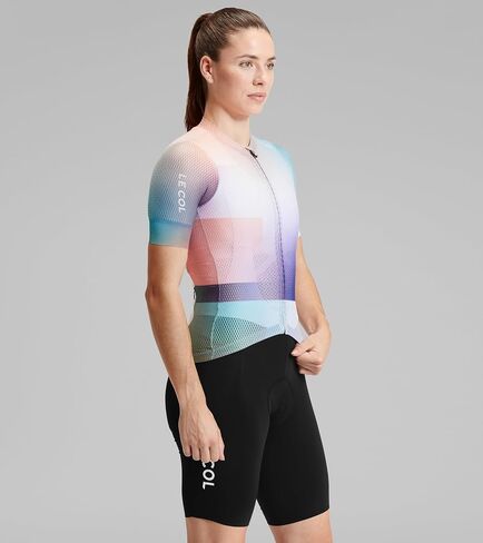 LE COL Women's Pro Air Jersey | Short Sleeve Cycling Shirt | Lightweight Brethable | Mesh Construction |S-XL in Kuwait