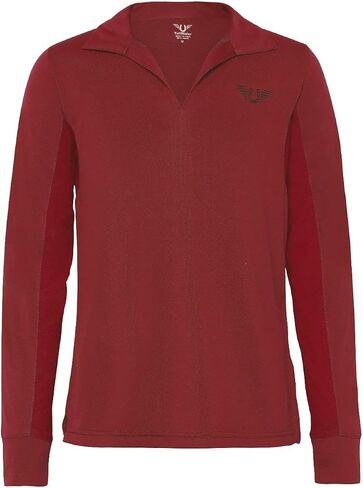 TuffRider Children's Taylor Long Sleeve Polo in Kuwait