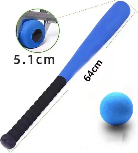 Soft Baseball Foam Outdoor Baseball Stick EVA PVC Non Slip Grip Suitable for Indoor Outdoor Exercise in Kuwait