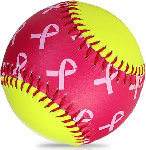 Fastpitch Balls Durable PVC Cover with PU Core, Ice Cream Drip Fastpitch Softball Great for Practice Training Games - Official Size and Weight in Kuwait