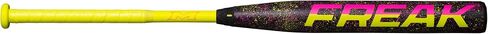 Miken Unisex-Adult Freak Splatter Slowpitch Softball Bat | USA | MSA6FRKL | Maxload | 2 Pc. Composite | 13.5" Barrel | Multiple Sizes in Kuwait
