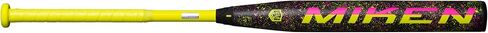Miken Unisex-Adult Freak Splatter Slowpitch Softball Bat | USA | MSA6FRKL | Maxload | 2 Pc. Composite | 13.5" Barrel | Multiple Sizes in Kuwait