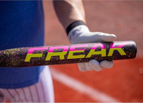 Miken Unisex-Adult Freak Splatter Slowpitch Softball Bat | USA | MSA6FRKL | Maxload | 2 Pc. Composite | 13.5" Barrel | Multiple Sizes in Kuwait