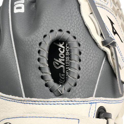 Mizuno Women's MMX1200 Fastpitch Softball Glove, Right Hand, Grey-White, 12 inches in Kuwait