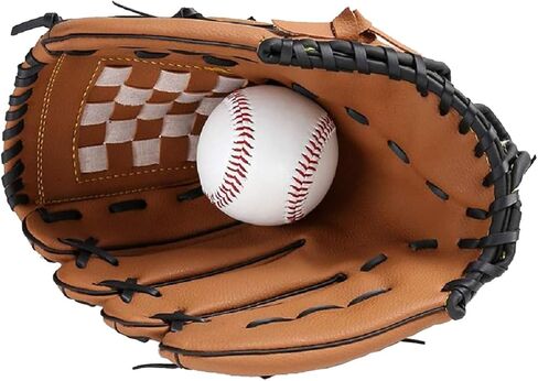 Baseball Softball Glove Easy Break in 12.5 Inch Fastpitch Mitt Right Hand Throw for Youth Adult in Kuwait