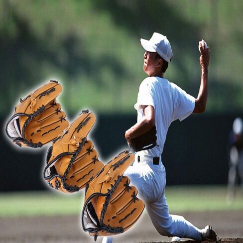 Baseball Softball Glove Easy Break in 12.5 Inch Fastpitch Mitt Right Hand Throw for Youth Adult in Kuwait