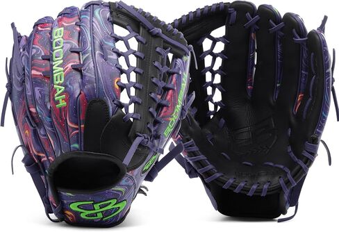 قفاز Boombah Softball Fielding B17 T Web - طباعة سوبر نوفا - مقاسات متعددة in Kuwait
