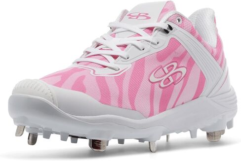 Boombah Viper Women's Metal Cleat - Zebra Pitching Toe - Multiple Color Options - Multiple Sizes in Kuwait