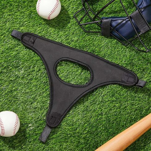 Unittype 1 Pcs Adjustable Traditional Catcher's/Umpire Facemask Harness, Aldult Catcher Mask Harness Replacement, Neoprene Head Strap for Baseball Softball Catchers Strap Umpire Masks in Kuwait