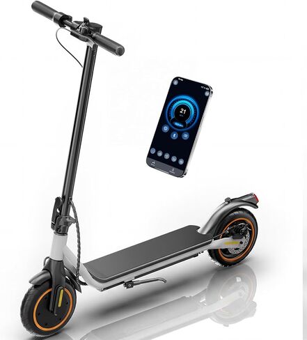 Electric Scooters - Electric Scooter Adults, 1200W/1000W/500W Motor, 28/25/21/18 MPH Top Speed, 10''/8.5'' Tires, 28/25/23/21Miles, APP Control E Scooter for Teens in Kuwait